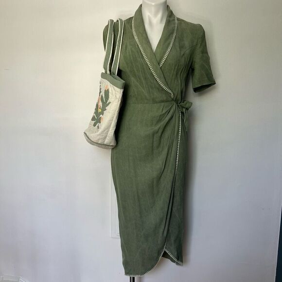 M J Carroll Vintage Wrap Dress - Picture 1 of 11